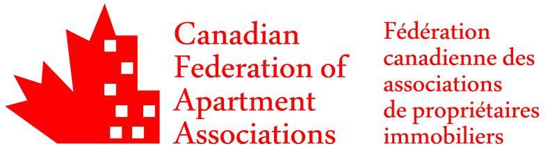 HOUSING POLICY INFORMATION & IDEAS April 4, 2016 John Dickie President Canadian Federation of Apartment Associations 640