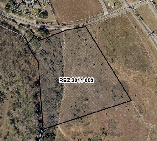 Landsdale Automotive are located across Berry Creek Drive from this property. Location Zoning (Ex. 1) Future Land Use (Ex.