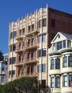 Windows should typically be vertical to reflect traditional arrangements found throughout San Francisco.
