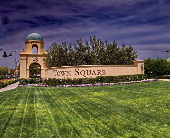 LAS VEGAS, EVADA 89119 PROPERTY DESCRIPTIO Town Square is the primary shopping and entertainment destination for the southern Las Vegas Valley, with ±352,000 square feet of office space and almost a