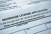 Description of Services Marriage Licenses A marriage license must be applied for in person. Both bride and groom must apply.