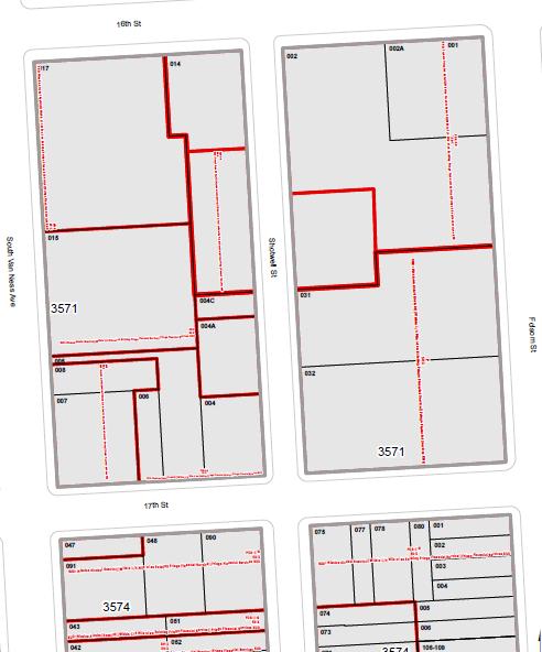 Parcel Map SUBJECT PROPERTY Planning Code & Zoning Map Amendment; Shadow Analysis
