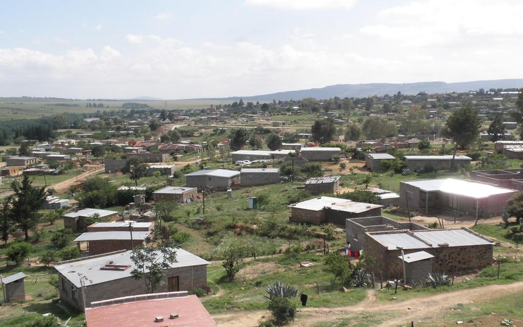 Informal Settlement in Lesotho Photo: Peter