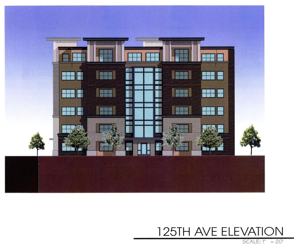 Riviera Townhouse Apartments Page 7. Looking West from Corner of 125 th Street & 28 th Ave.