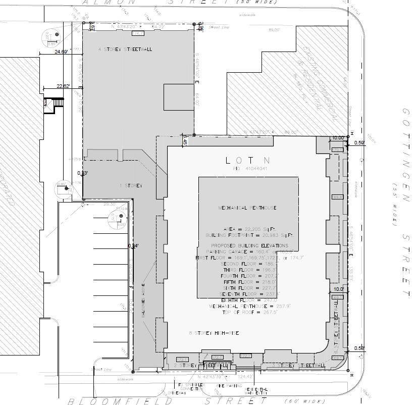 Proposal Site Plan Almon Street 1 1.