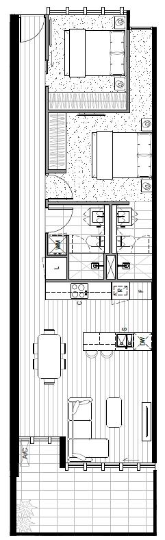 Sample Floor Plans 2 Bedroom 2 Bathroom Internal Area =