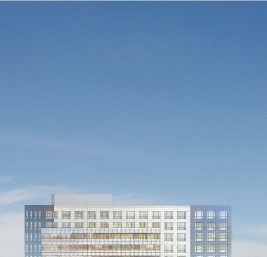 height approved parcel 7, building one 7 stories, 80 height existing building 6 stories, 60