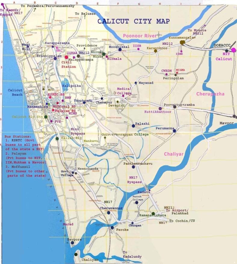 Kozhikode city also known as Calicut, is the nodal point of the entire Malabar