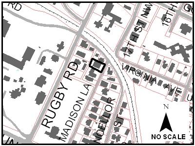 Vicinity Map: Executive Summary: EXISTING CONDITIONS: The existing 11-unit apartment building was constructed in 1959, with an approximate residential density of 48 units per acre.