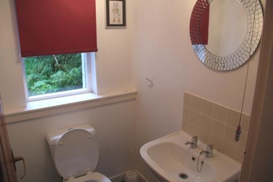 Convenient area for leaving wet clothes/ boots / dogs. Access to WC and Utility Room WC: 1.45m x 1.