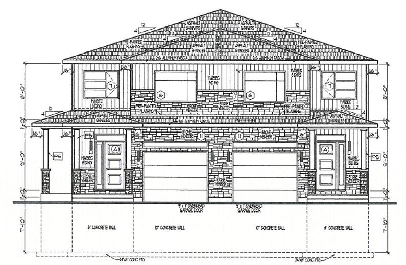 MAP 3: SKETCH OF PROPOSED SEMI-DETACHED