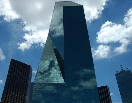 The 46 Floor I.M. Pei designed building is near the acclaimed Dallas Arts District.