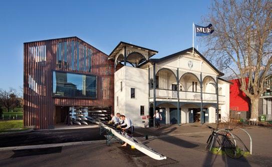 Melbourne University Boat Club public architecture