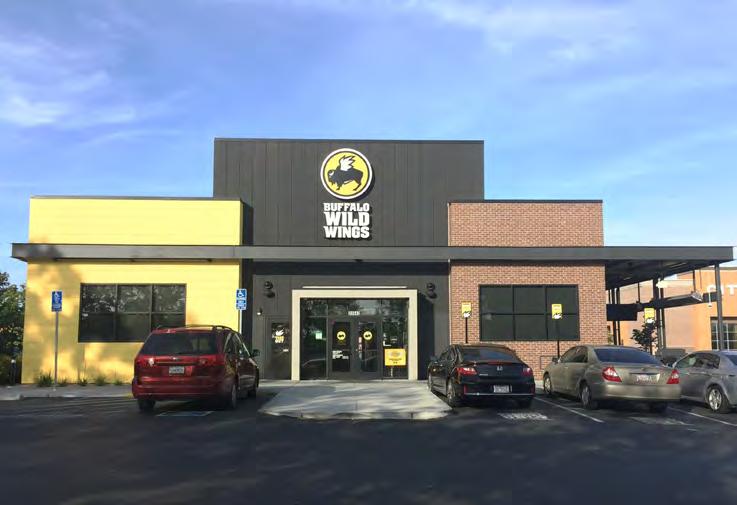 ABOUT THE TENANT Buffalo Wild Wings is a leading casual dining restaurant and sports bar chain known for buffalo-style chicken wings, dipping sauces, chicken tenders, burgers, tacos, salads, and
