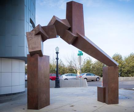Crocker Art Museum Bronze sculptures, including the 16 foot sculpture at the Northwest