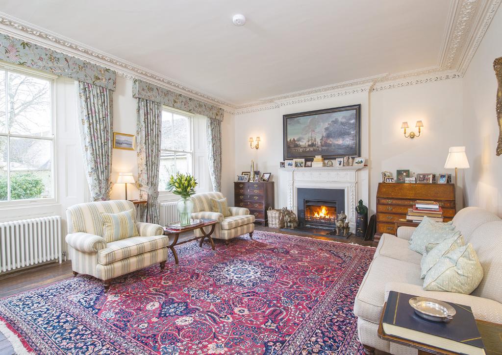 ACCOMMODATION MAIN HOUSE: The ground floor offers generous and elegant reception rooms comprising an Entrance Hall with parquet floor and large staircase rising to first floor landing.