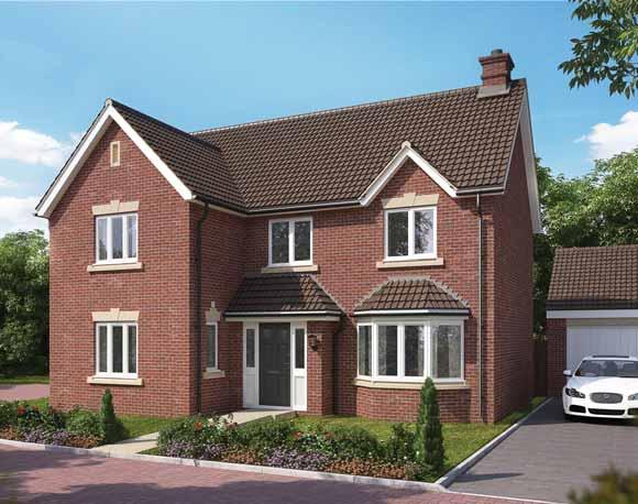 The Chatsworth Plots 3, 5(h), 6 & 7(h) A delightful 4 bedroom home with entrance porch and spacious living room featuring bi-fold doors Living Room 5461mm* x 3576mm r 17 11 x 11 9 Kitchen 3080mm x