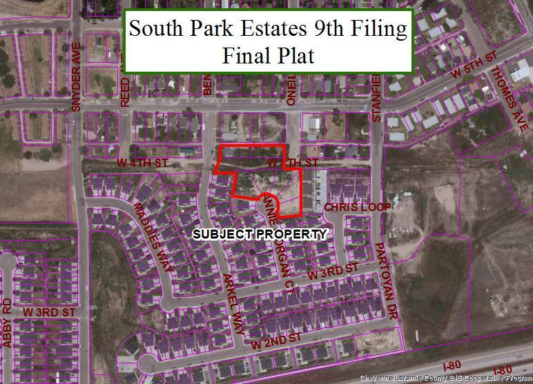 AERIAL OF SUBJECT PROPERTY: Map # 2 - Site aerial highlighting subject