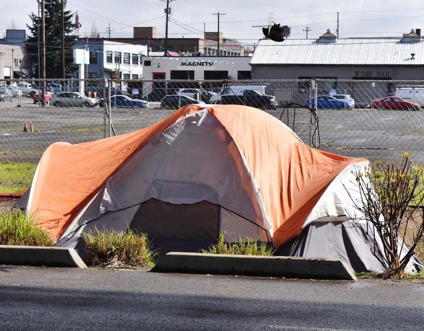 Urban Camping Oregon Department of Transportation Property in