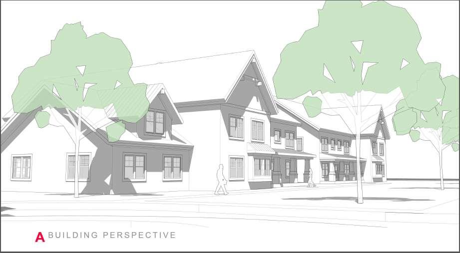 Exterior Proposed homes are in the Arts & Crafts Architectural