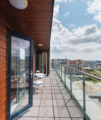 ceiling glazing which ensures that views and natural light are maximised.