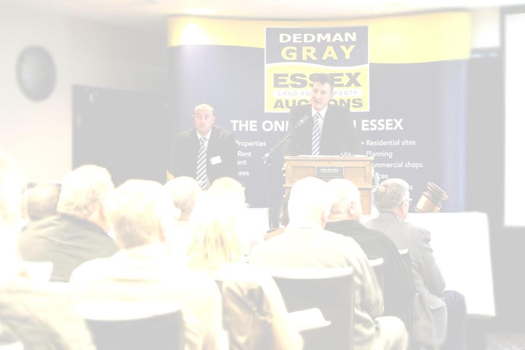 Our Auctions which are held in Essex continue to grow in popularity with both sellers and buyers and in 2016 Dedman Gray Auctions sold over 28M of property from the six auctions held.