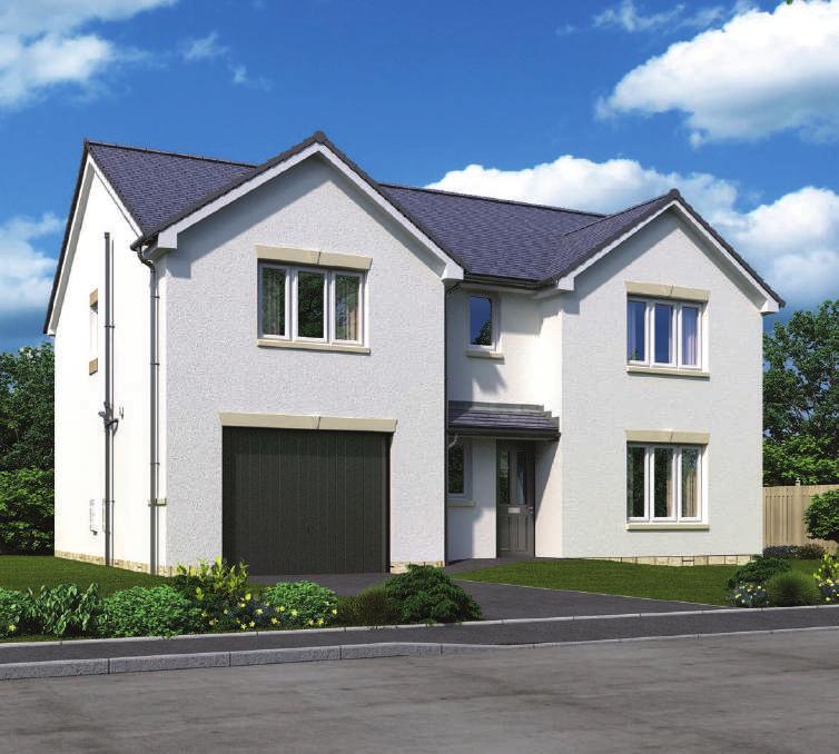 CARNEGIE GRANGE, DUNFERMLINE The Wallace 5 Bedroom home The impressive five bedroom detached Wallace offers superb family accommodation and commands instant kerb appeal.