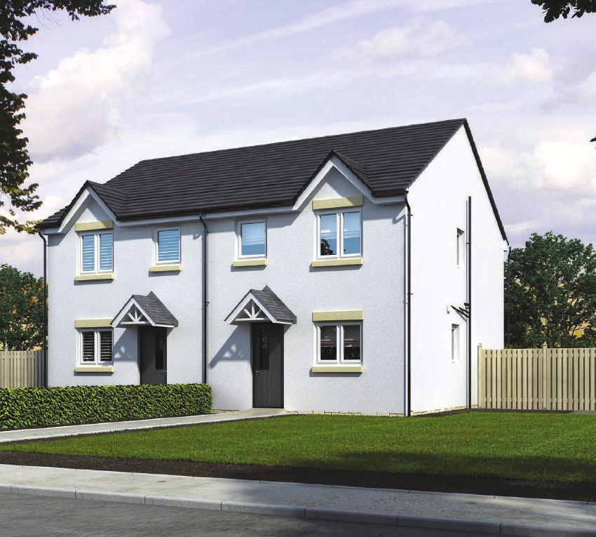 CARNEGIE GRANGE, DUNFERMLINE The Balfour (SEMI DETACHED) 3 Bedroom home The Balfour is a stylish home, offering a great layout ideal for first-time buyers or young families.