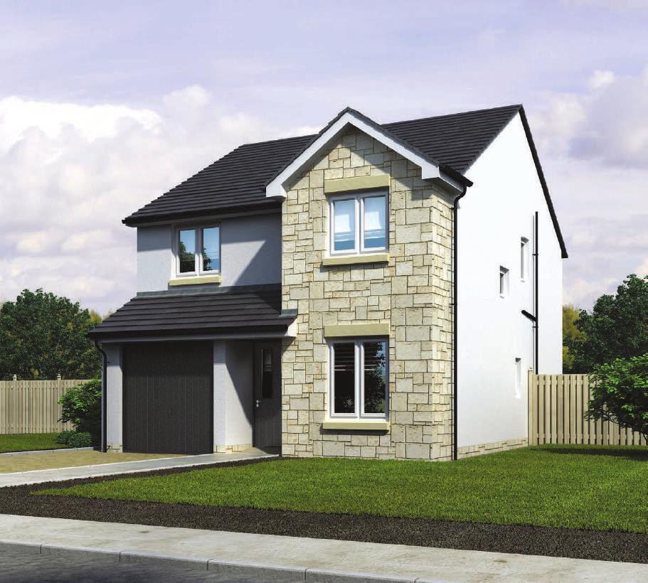 CARNEGIE GRANGE, DUNFERMLINE The Douglas 4 Bedroom home The Douglas is a perfect family home with a stylish and practical layout being an attractive addition to any street scene.