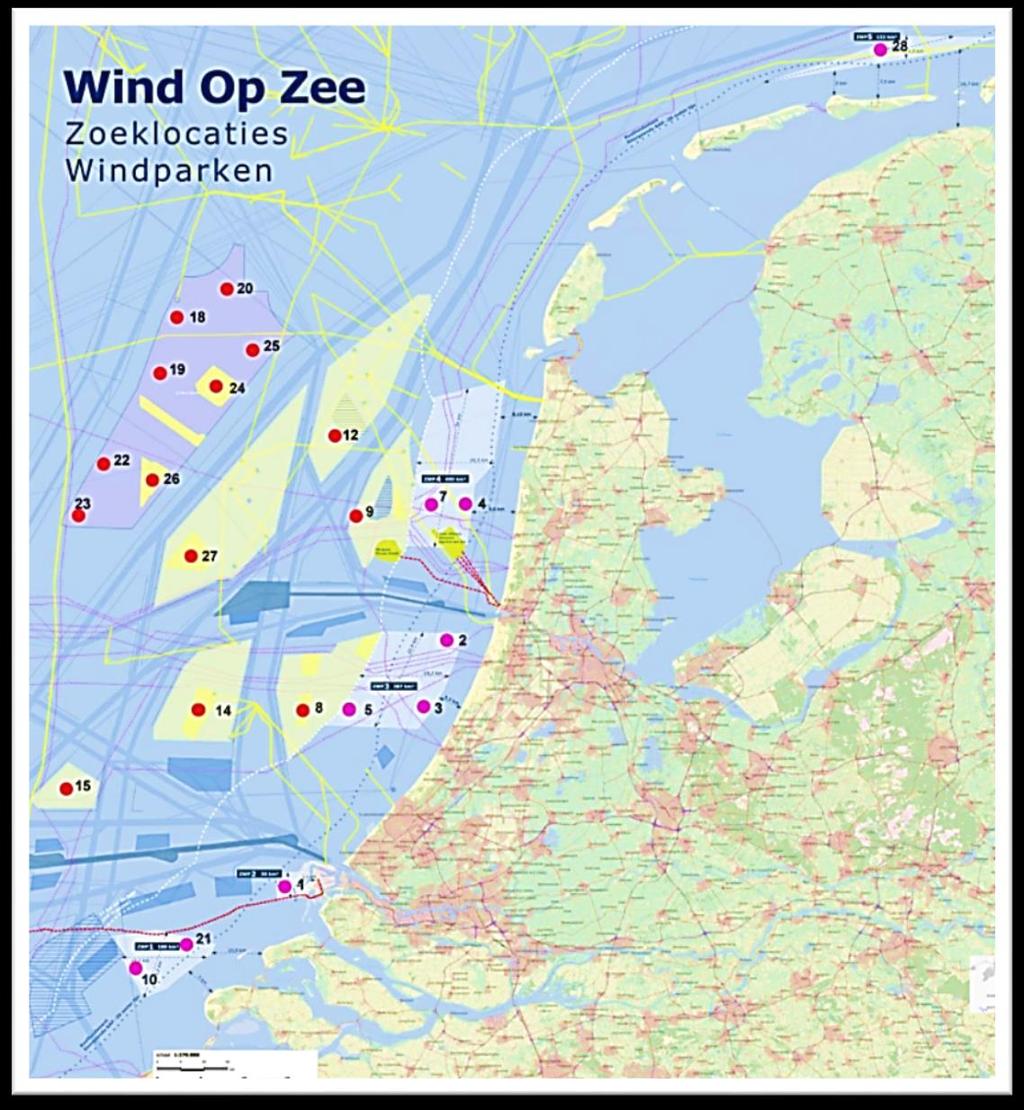 SAVi Pilot North Sea offshore wind asset Planned capacity: assessment based on 14,000 MW capacity from offshore wind 4,000 MW within 12-nm zone 10,000 MW outside 12-nm