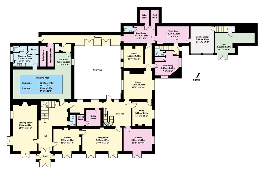 Reception Bedroom Bathroom Kitchen/Utility Storage Recreation Ground Floor This plan is for layout guidance only. Not drawn to scale unless stated.