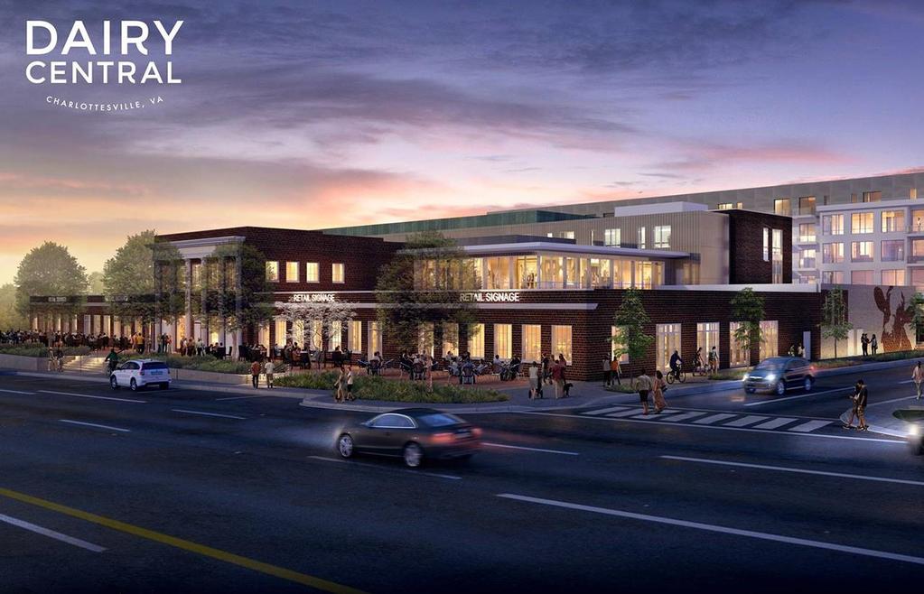 Dairy Market will feature street front retail & restaurant space as well as Virginia's first