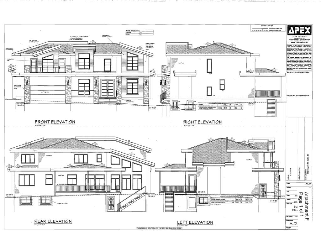 0" B FRONT ELEVATION RIGHT ELEVATION 5""""114"""-0" ;;l ~ t1: it ~!