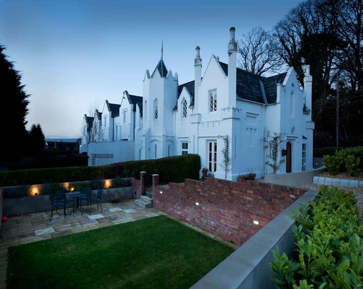 Marino Villas At Dusk... Important Listed Home With Gothic Influence Dating Back To C.