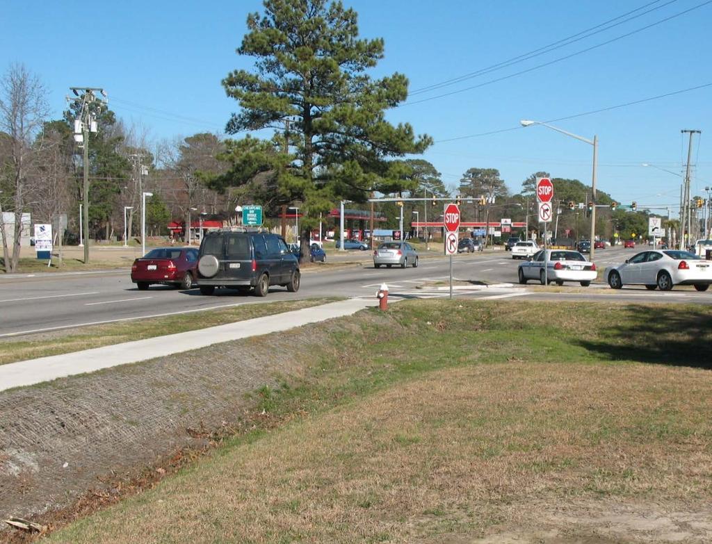 of First Court Road and Marlin Bay Drive o Intersections were also aesthetically enhanced to include