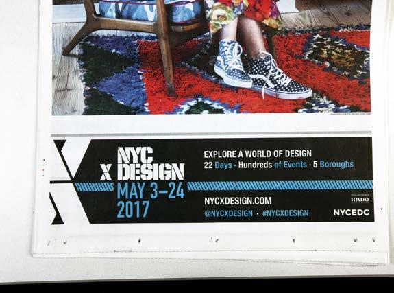 PRINT MEDIA NYCxDESIGN 2017 saw a much larger