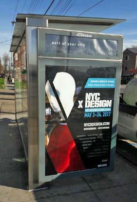 NYCxDESIGN was promoted through out-of-home media