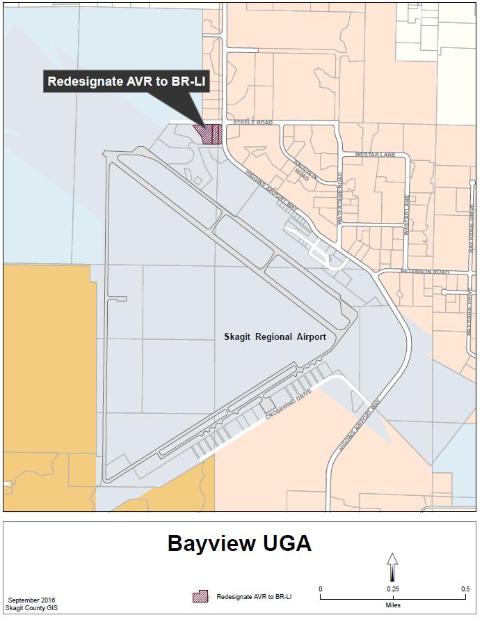 PL16-0352. Redesignate two Port-owned properties from Aviation Related (AVR) to Bayview Ridge Light Industrial (BR-LI) PL16-0352.