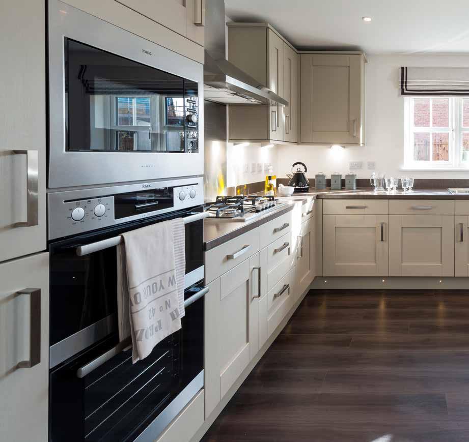 OUR KITCHENS DELIVER QUALITY, PRACTICALITY AND DURABILITY ALONG- SIDE OUTSTANDING DESIGN High specification kitchens by Nixons Kitchens with LED plinth and under unit lighting * A rated