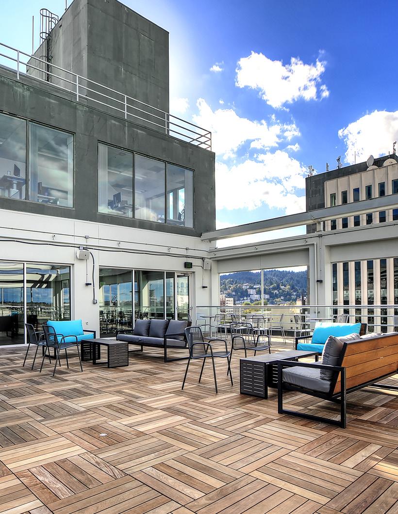 FEATURED AMENITY MORE THAN JUST AN OFFICE BUILDING ROOFTOP DECK A Masterpiece of