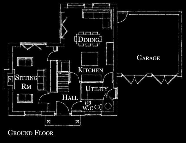 into both the open plan living space and the more formal drawing room.