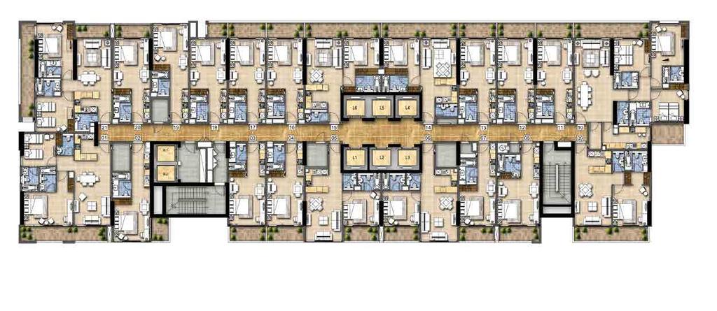 TYPICAL FLOOR PLAN Levels 6 to 25 TYPICAL FLOOR PLAN Level 26 Disclaimer: All pictures, plans, layouts, information, data and details included in this