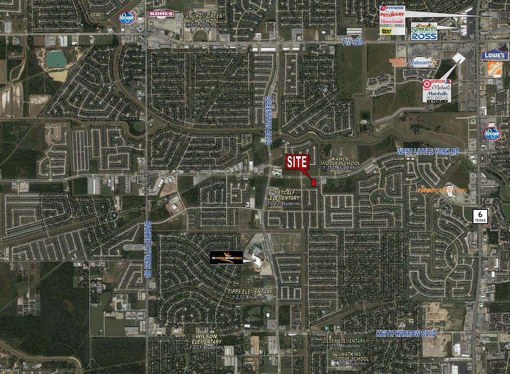 Property Description Approximately 1 acre Located at the southwest quadrant of West Little York Rd. and Langham Creek Estates Dr. Pricing: $319,302.00 or $6.