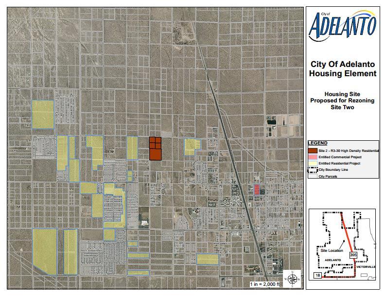 Figure 7 Housing Opportunity Site 2 Auburn Avenue High Density Table 42 Site 2 Inventory of Parcels Rezoned SITE TWO HAS BEEN REZONED ID APN ACRES PROPOSED ZONING PROPOSED DENSITY UNIT CAPACITY