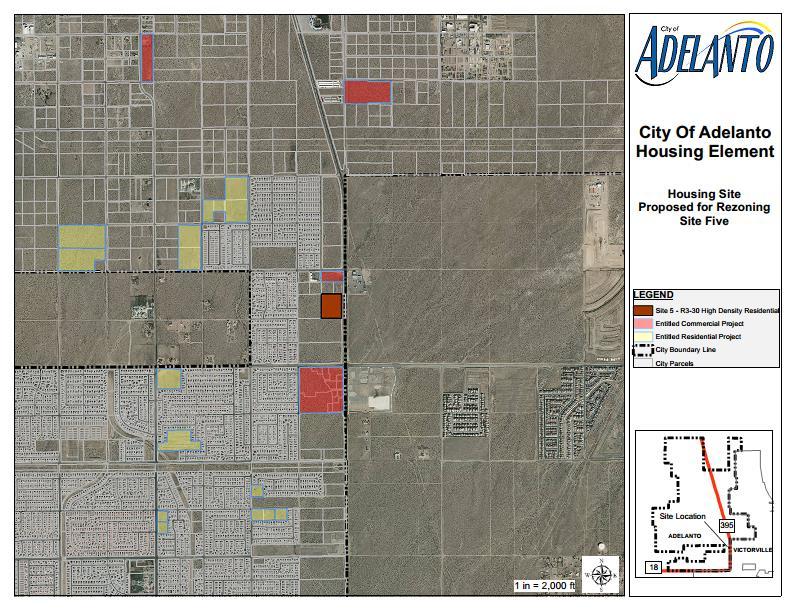 Figure 10 Housing Opportunity Site 5 Lupin Road High Density Table 45 Site 5 Inventory of Parcels Rezoned ID APN ACRES PROPOSED ZONING PROPOSED DENSITY
