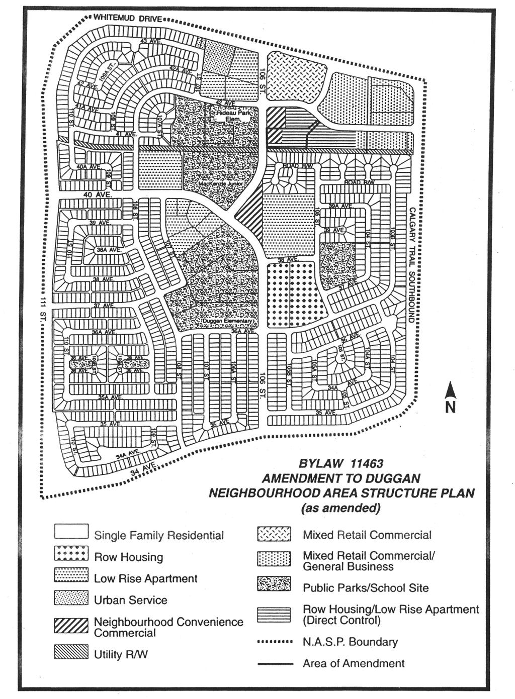 Duggan Neighbourhood Area Structure Plan (Bylaw 11463,
