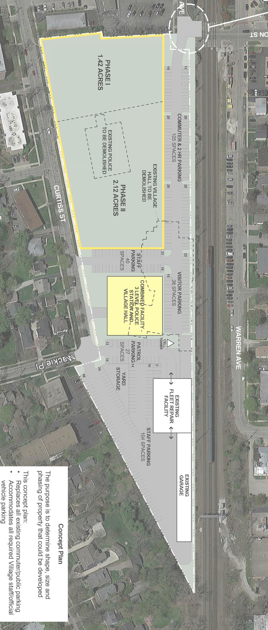 1 PROPOSED SITE PLAN OPTION 2 PROPOSAL FOR CIVIC CENTER PROPERTY,