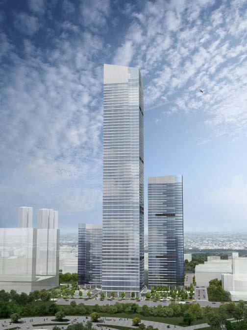 351,000 sm* Tallest skyscraper in Suzhou overlooking Jinji Lake 80/20 JV with Genway Housing Development Comprises Grade A offices, a 5-star