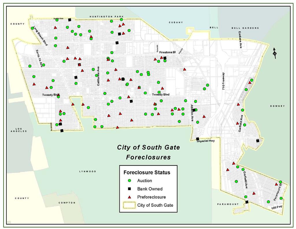 Figure HE 4: Foreclosures in South