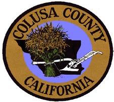 COUNTY OF COLUSA SHERIFF OFFICE REQUEST